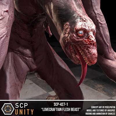 SCP Unity - SCP-427 - Lovecraftian Fleshbeast.