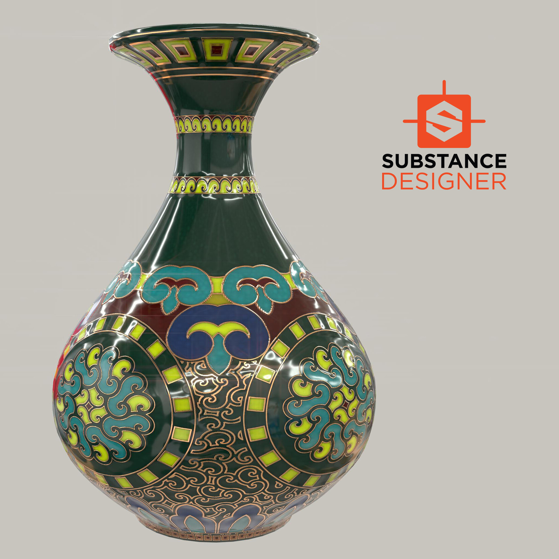 ArtStation Vase Substance Designer
