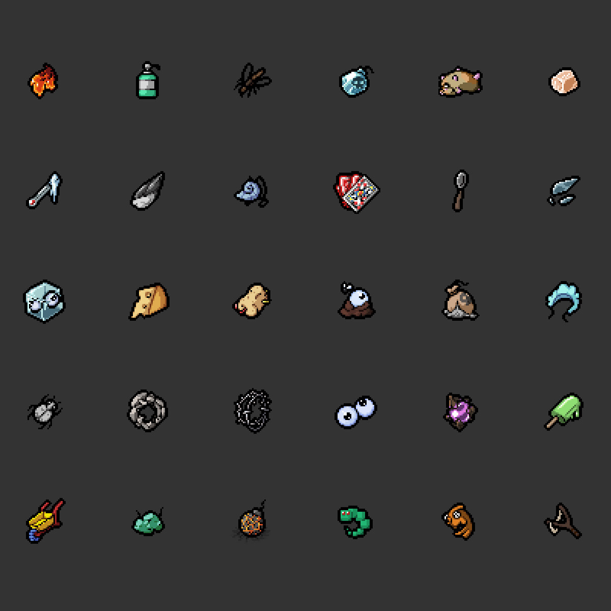 ArtStation - Binding of Isaac Modding Item Icons