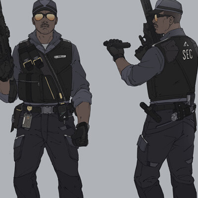 ArtStation - Unannounced Project - Enemy Guard