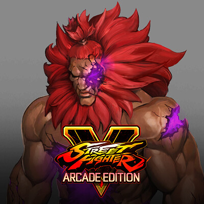 Zaki Izlan - Street Fighter V: Arcade Edition - Akuma Texture
