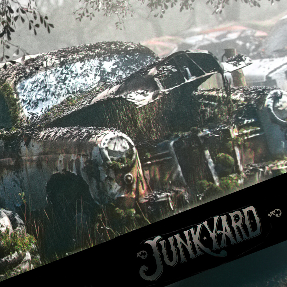 ArtStation Cherry Blossom Junkyard