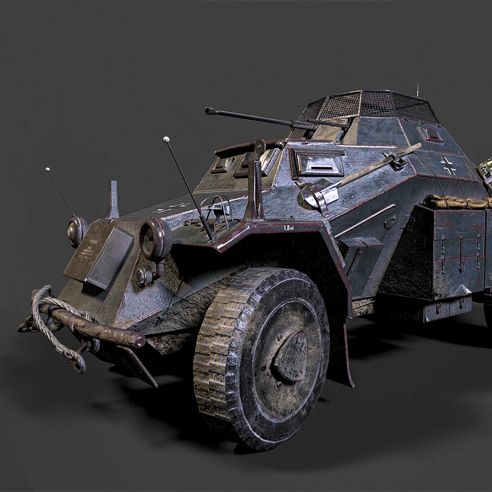 ArtStation - Sd. Kfz. 222