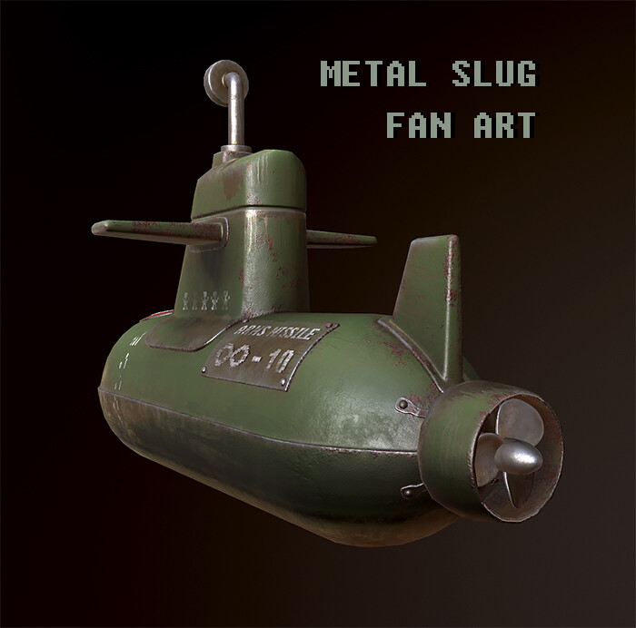 ArtStation - SUBMARINE _Metal Slug-Fan Art_