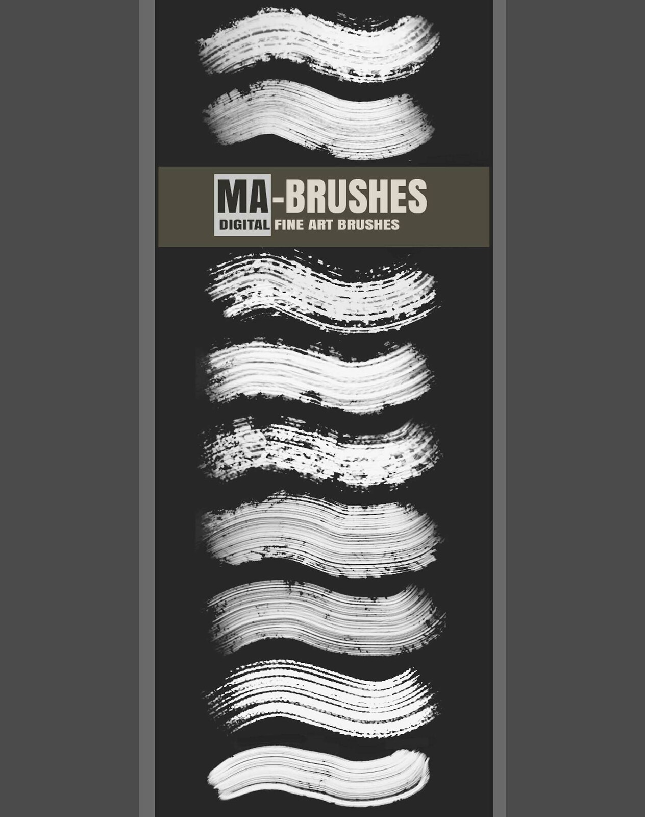 Photoshop Painting Brushes with Oil Texture ++ MA-BRUSHES
