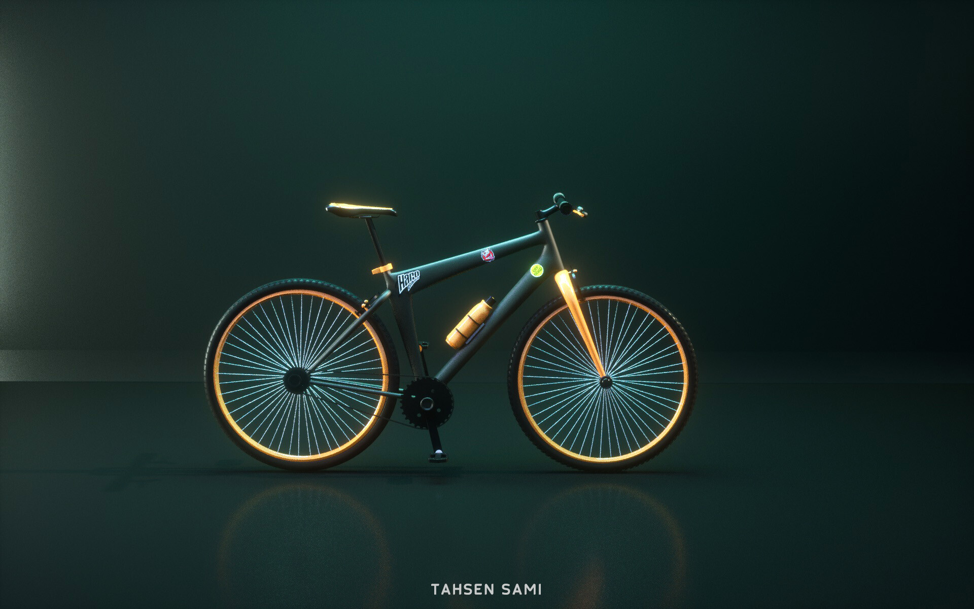 ArtStation - BIKE MODELING with C4D .Octane render