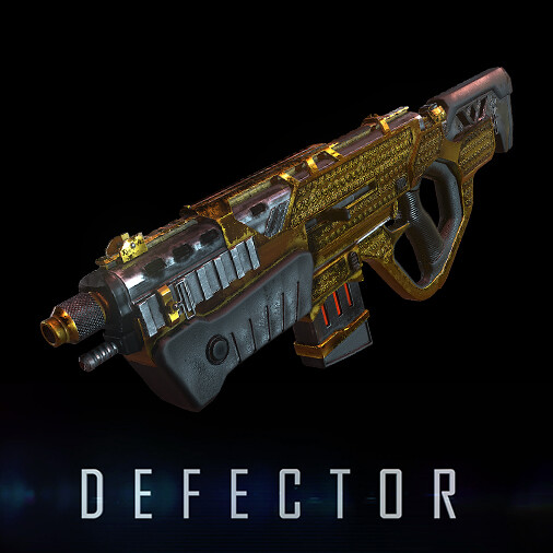 ArtStation - Defector: Assault Rifle Alternative Skin