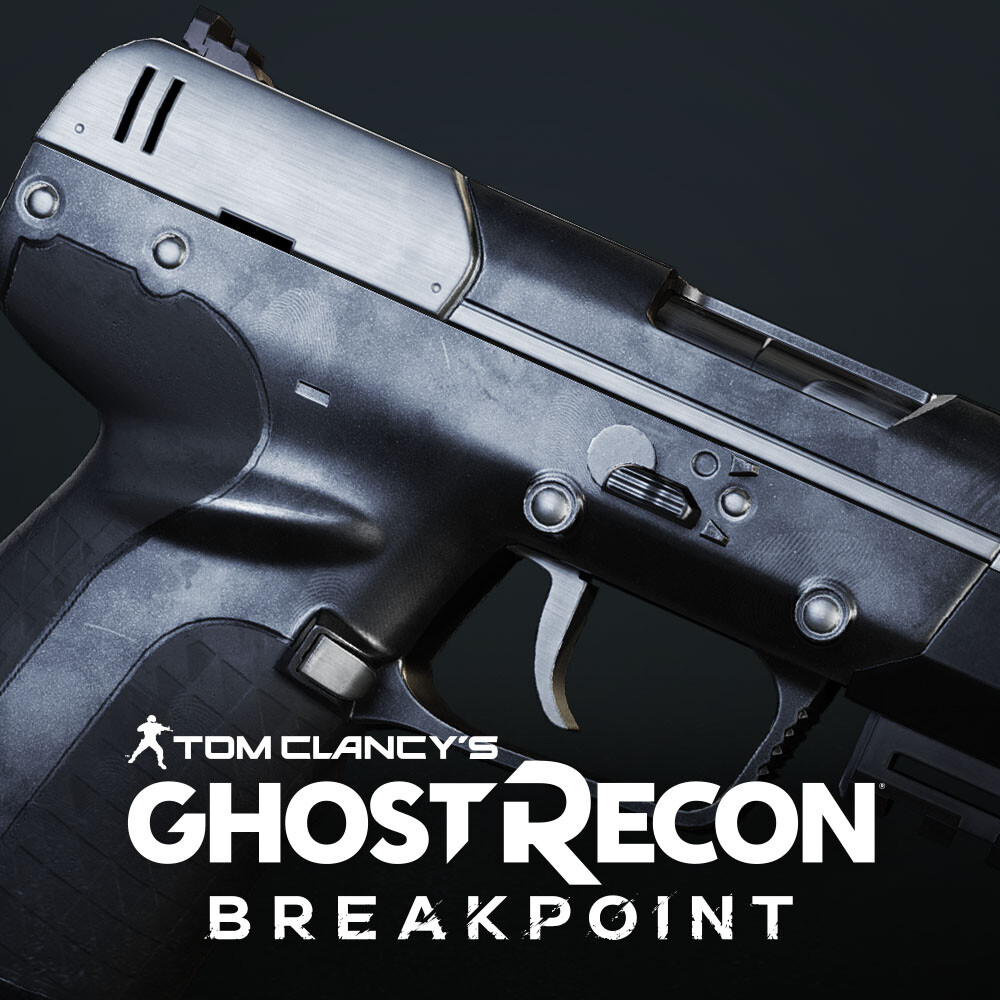 ArtStation Ghost Recon Breakpoint SCIS Handgun