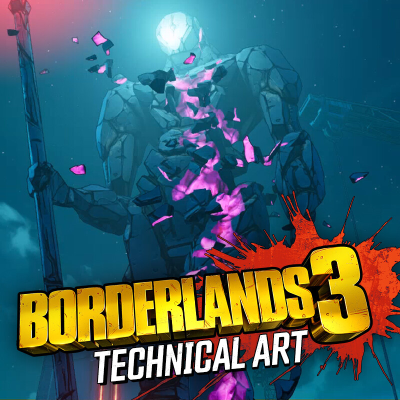 ArtStation Borderlands 3 Statue Crumble
