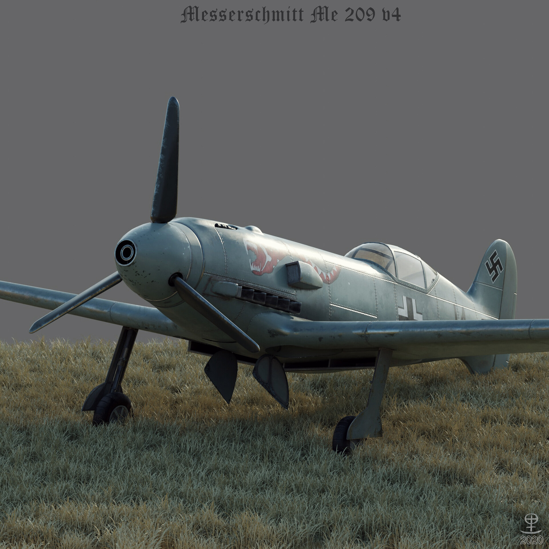 ArtStation - Messerschmidtt Me 209 v4