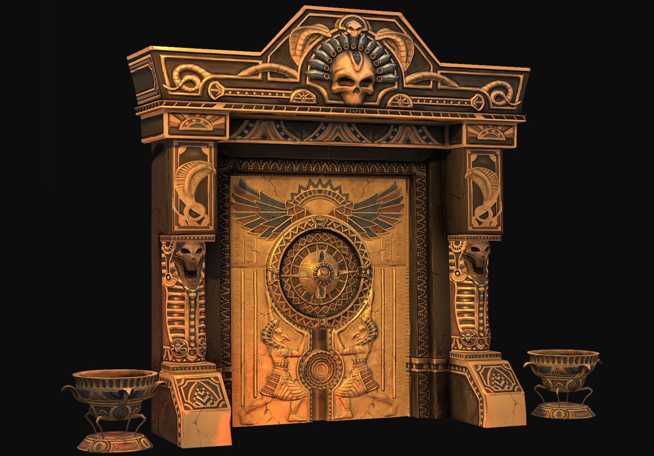 ArtStation Egyptian Door