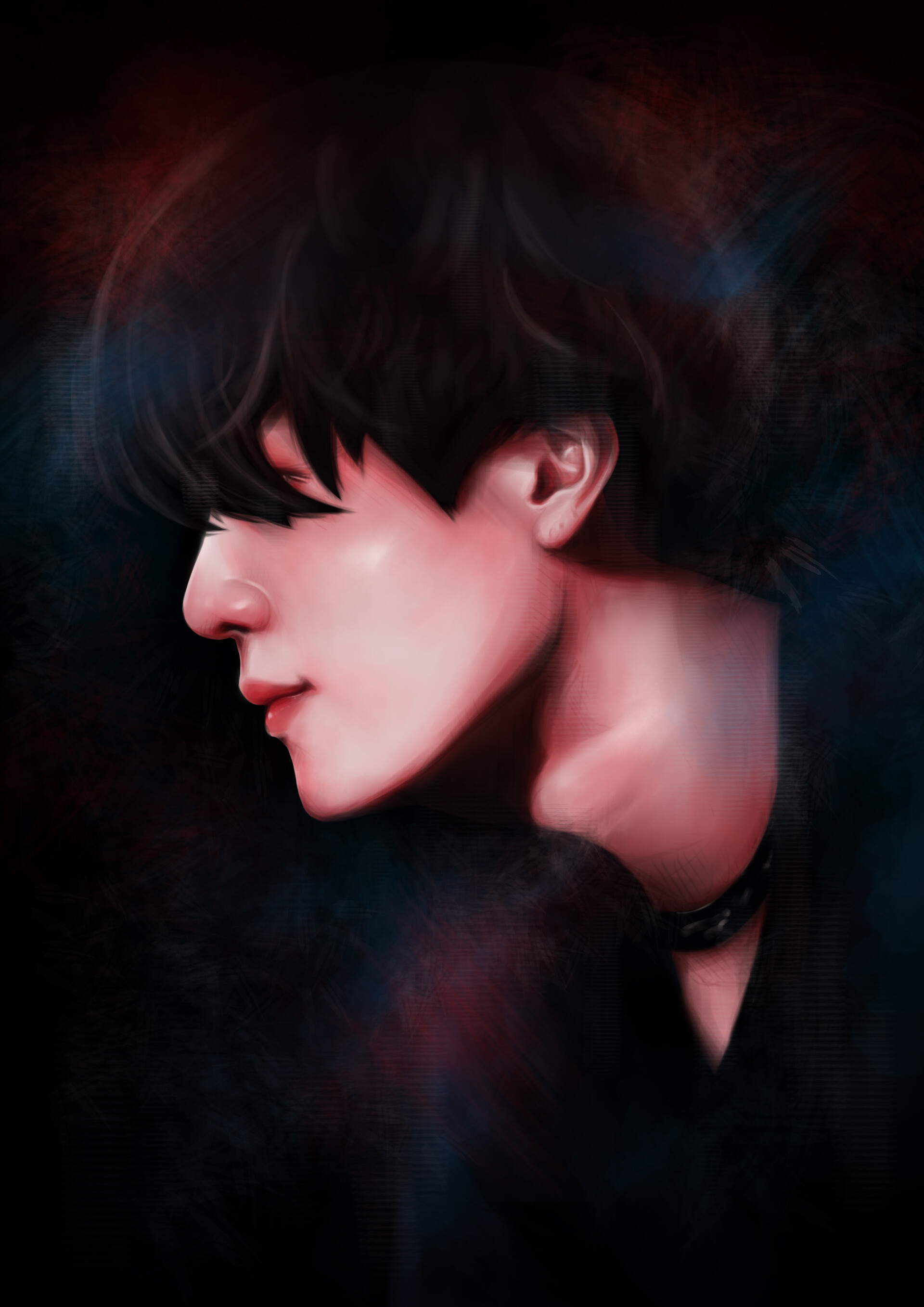 ArtStation - SUGA | SIDE PROFILE PRACTICE