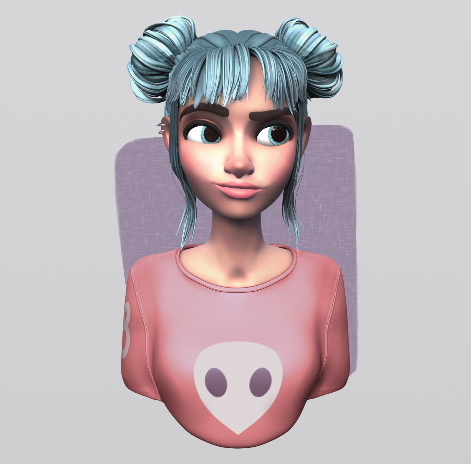 ArtStation Blue Girl