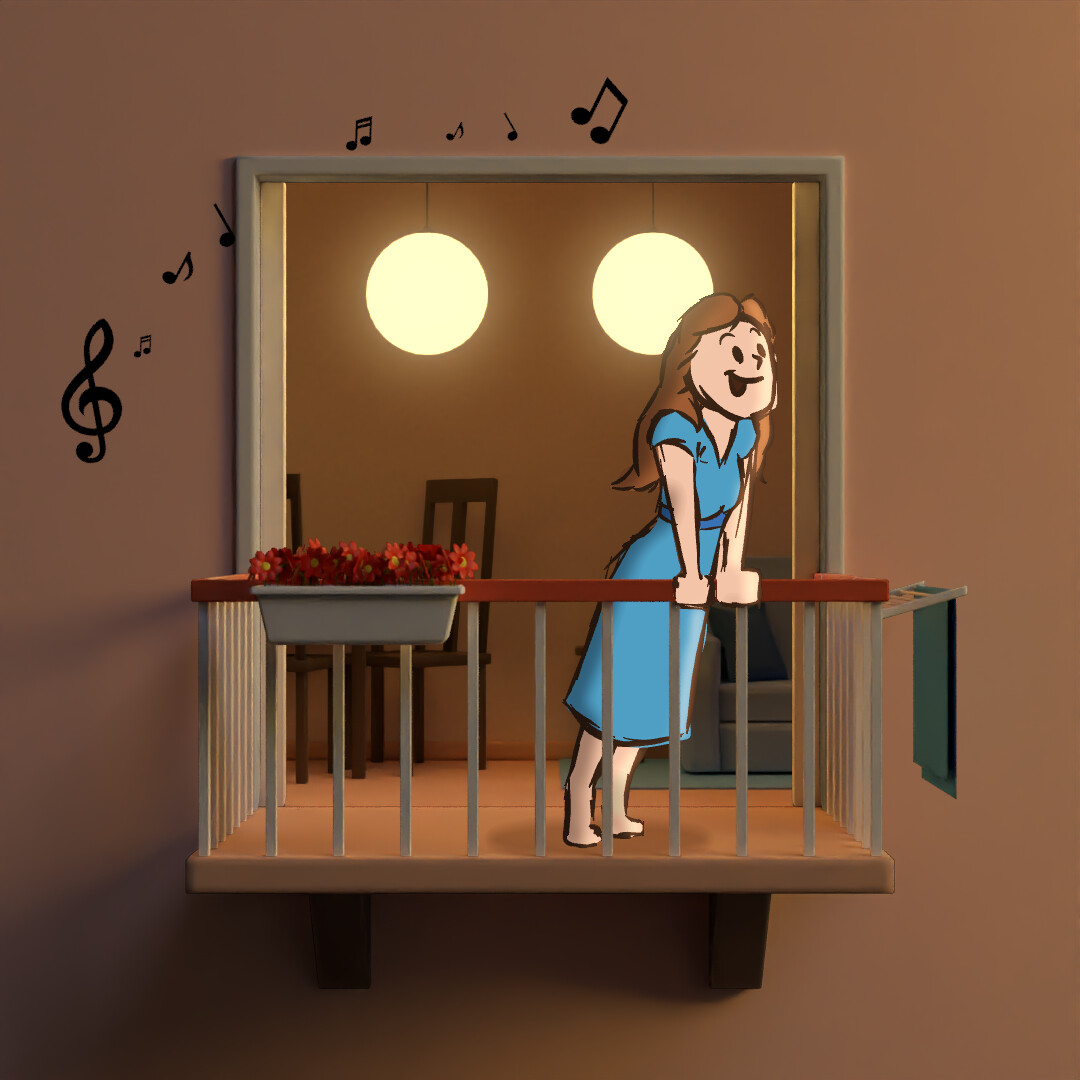 ArtStation Balcony Dance
