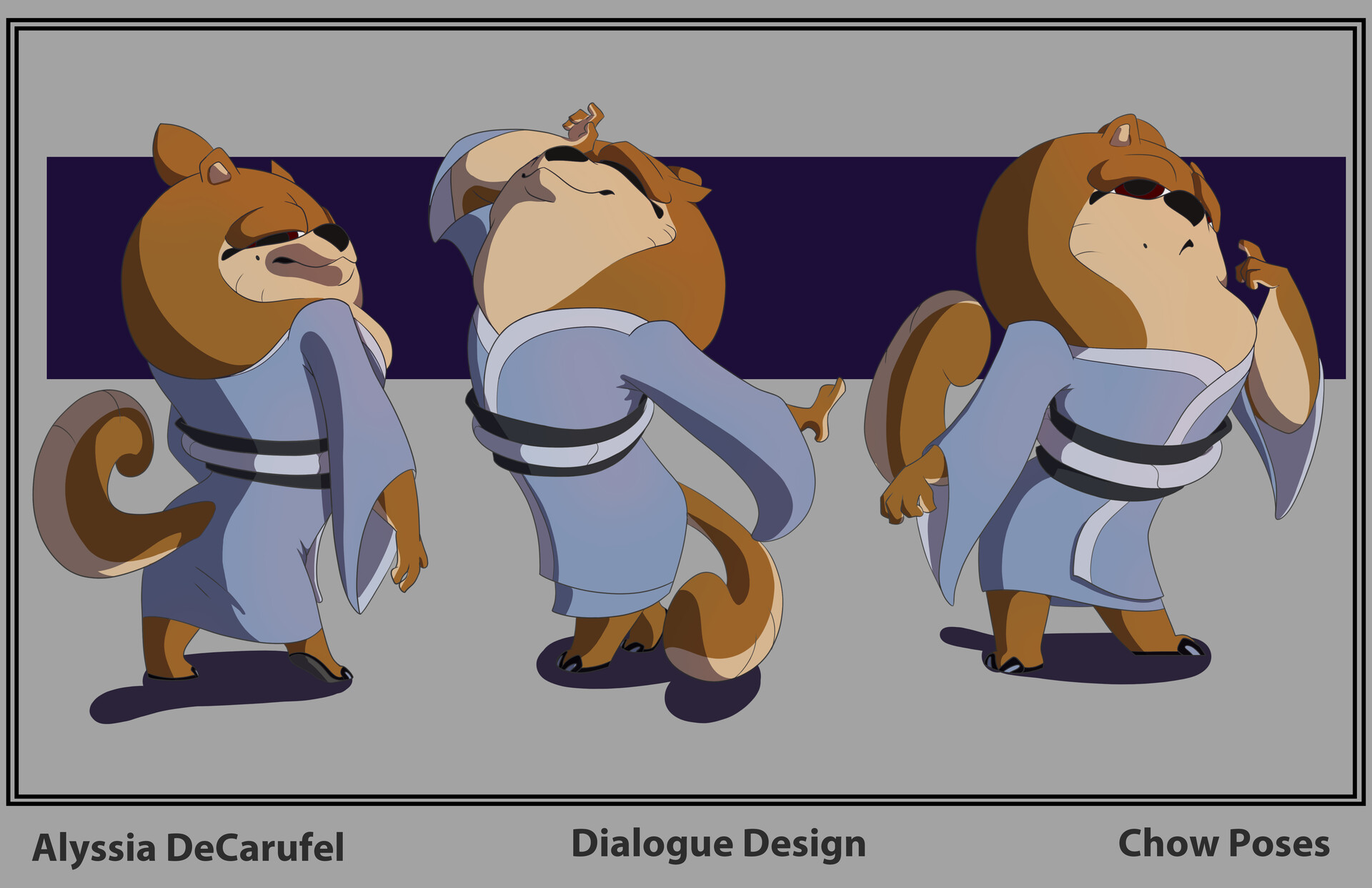 Aly DeCarufel - Dialogue Design - Kung Fu Panda Themed