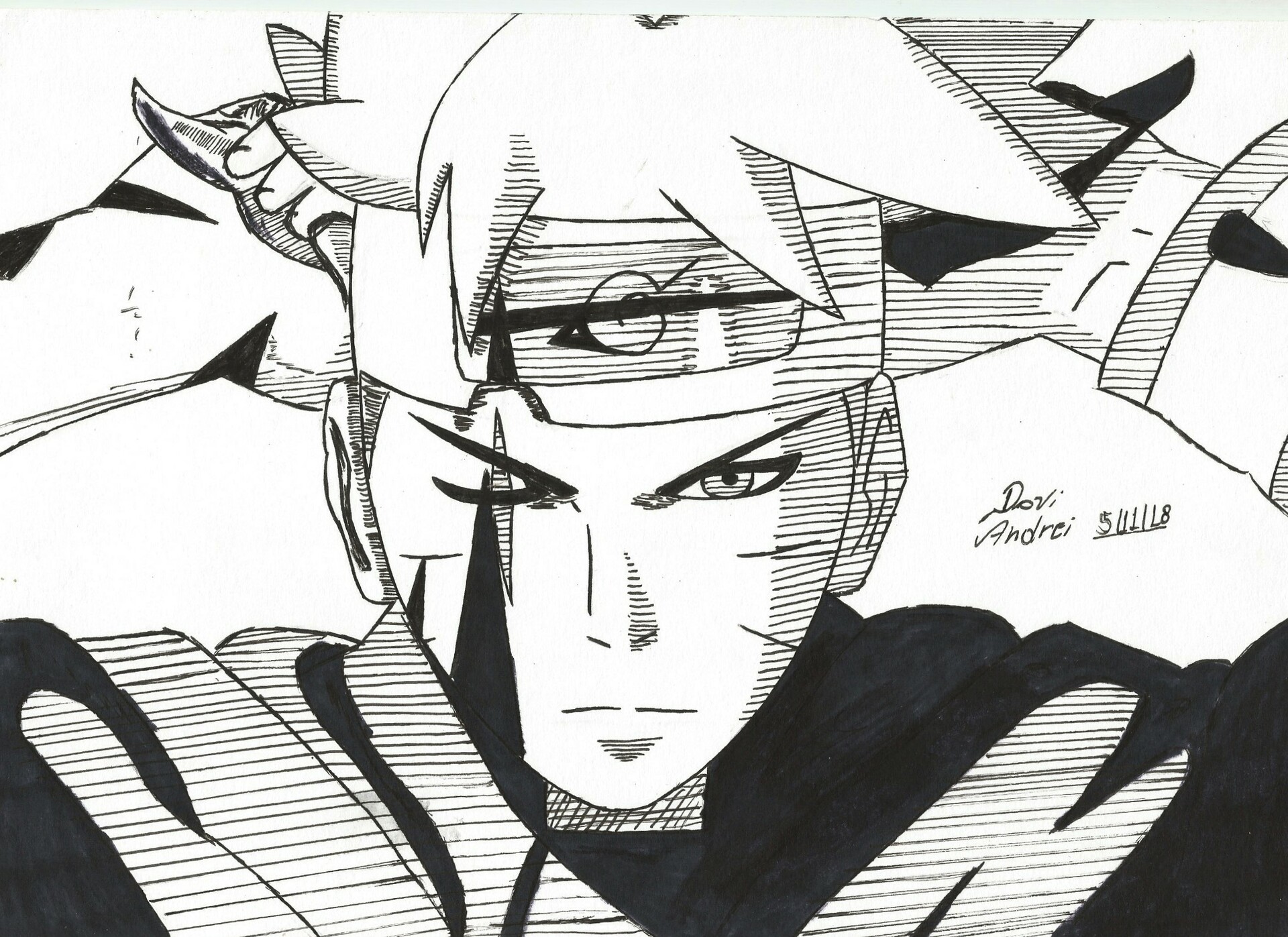 Davi Andrei - just some drawings of characters from the anime naruto