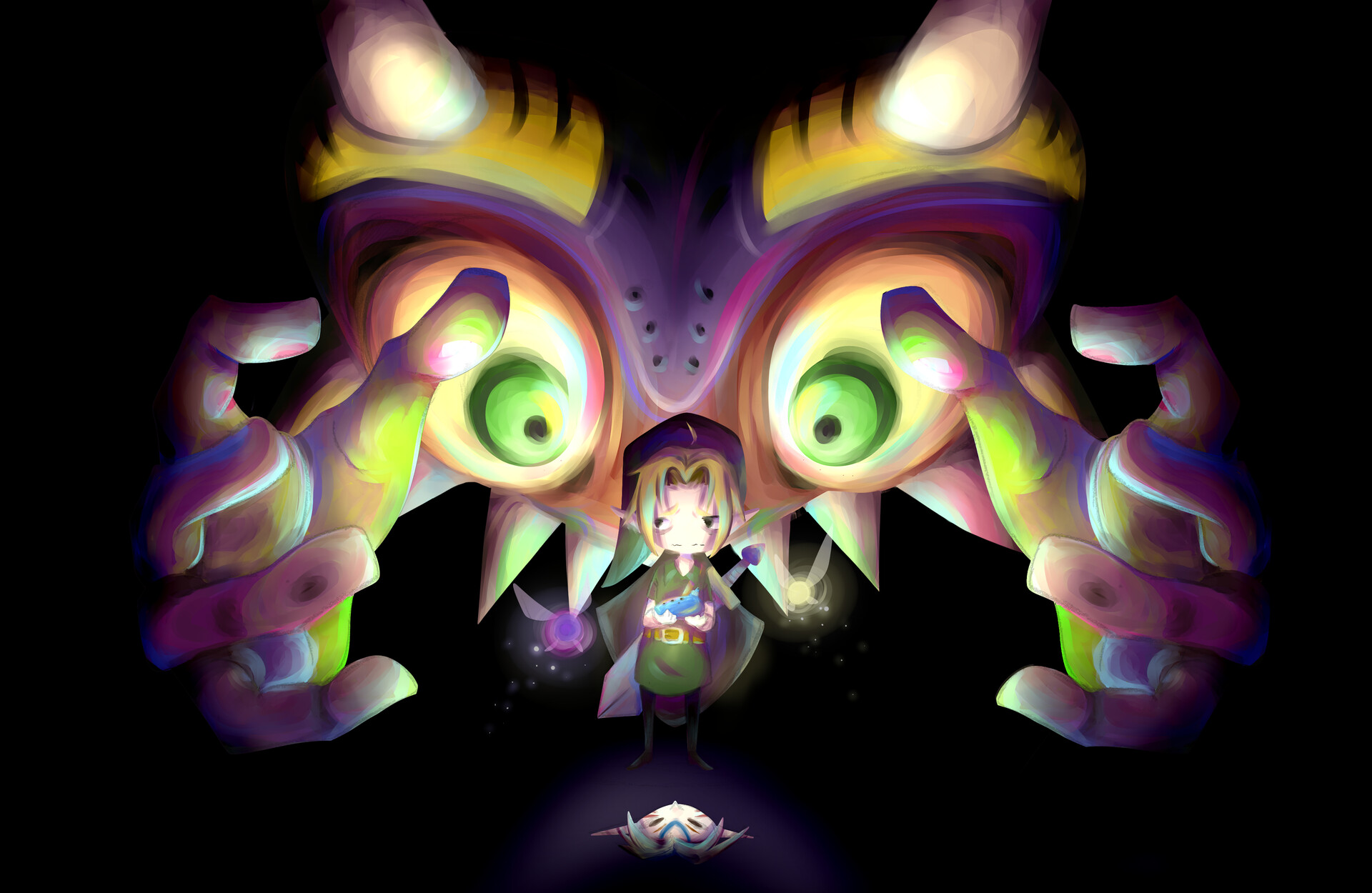 SCP Foundation X Zelda Majora's mask Mimo - Illustrations ART street