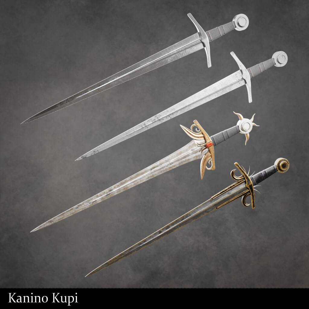 ArtStation - Knight Swords