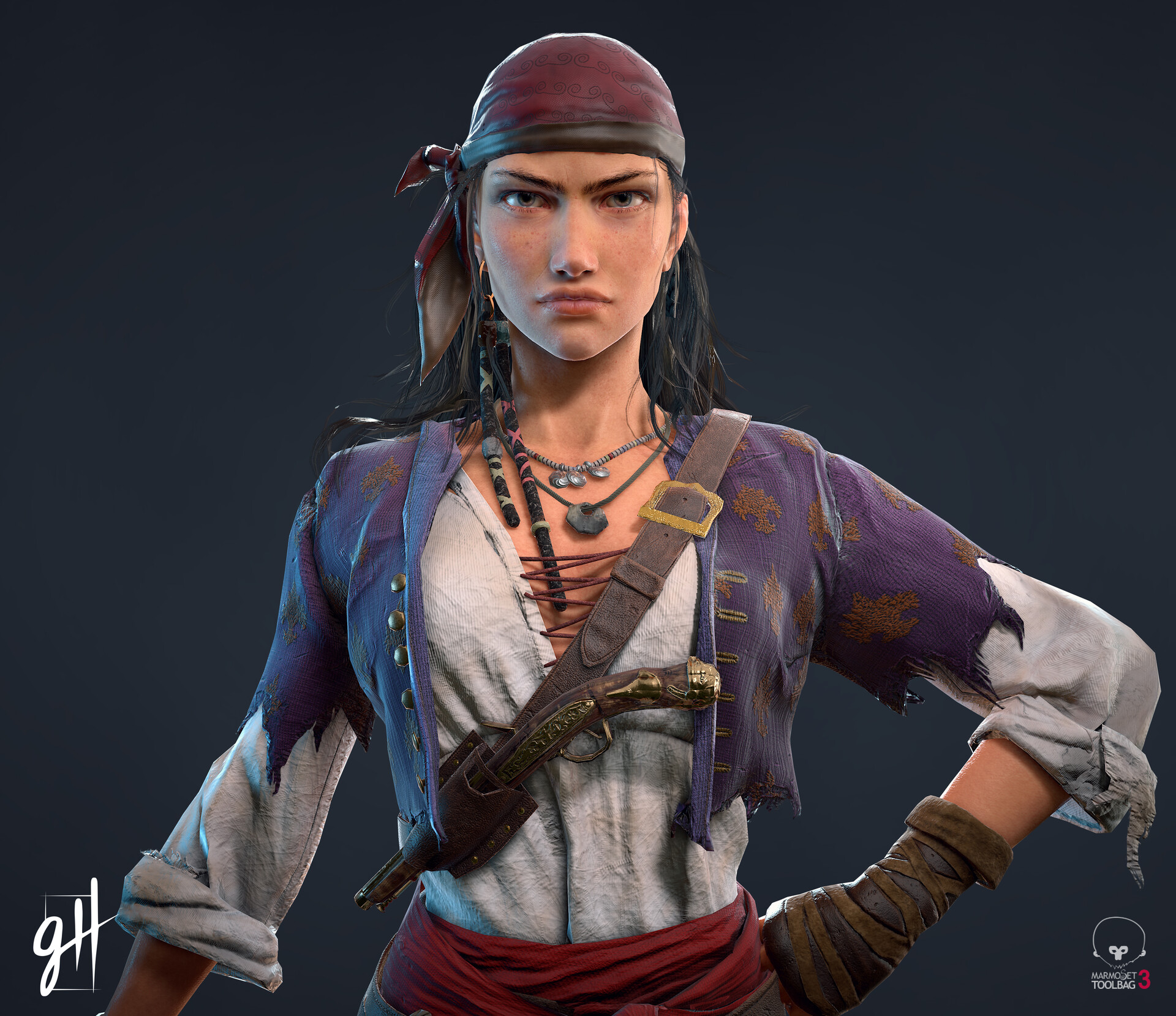 ArtStation - Pirate -Game ready