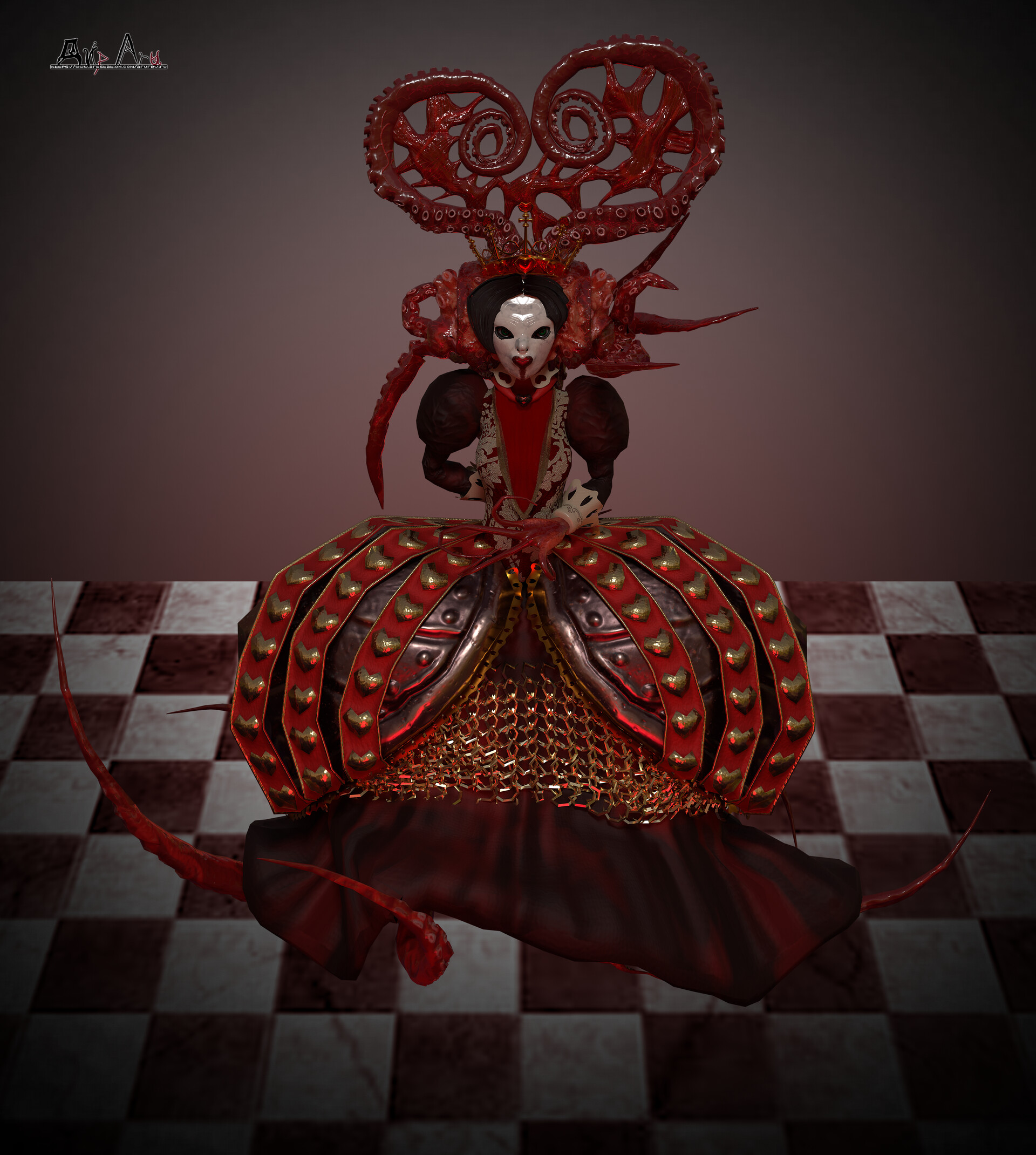 Alice Asylum красная Королева