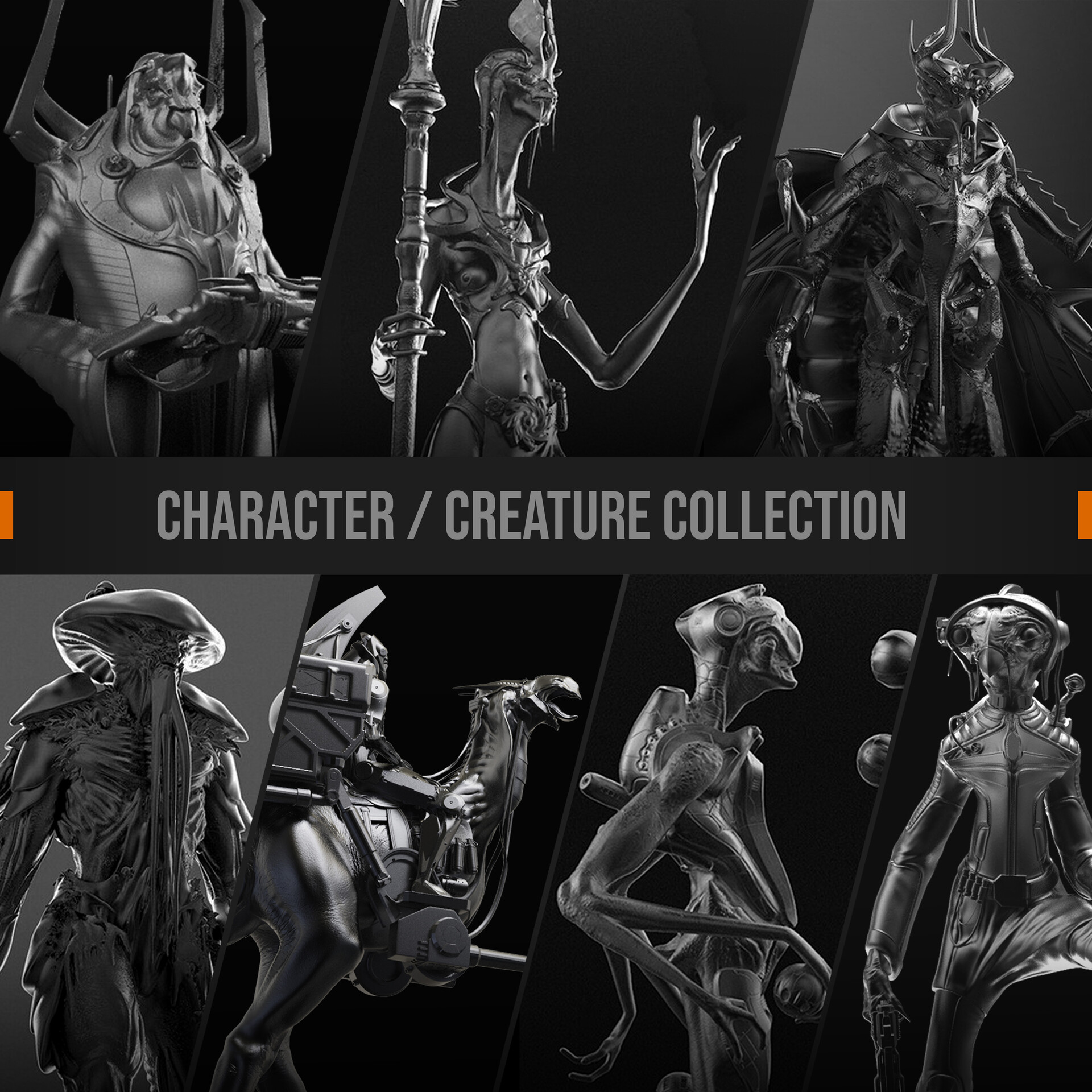ArtStation - character / creature collection