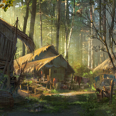 ArtStation - village