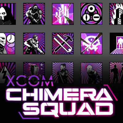 ArtStation - XCOM Chimera Squad Achievement Icons