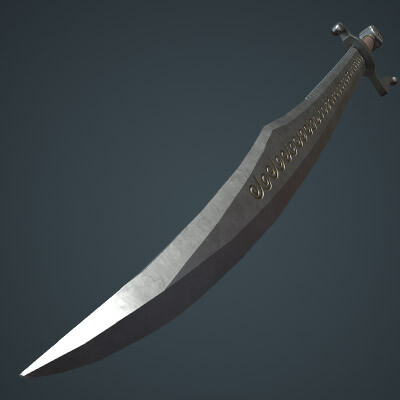 ArtStation - Engraved Falchion