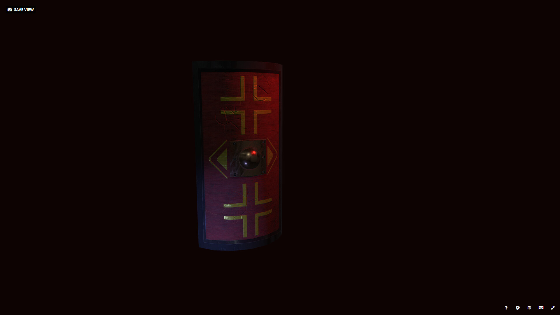 ArtStation - Roman Painted shield