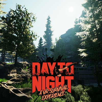 VR Survival Forest - Unreal Engine - Day 2 Night