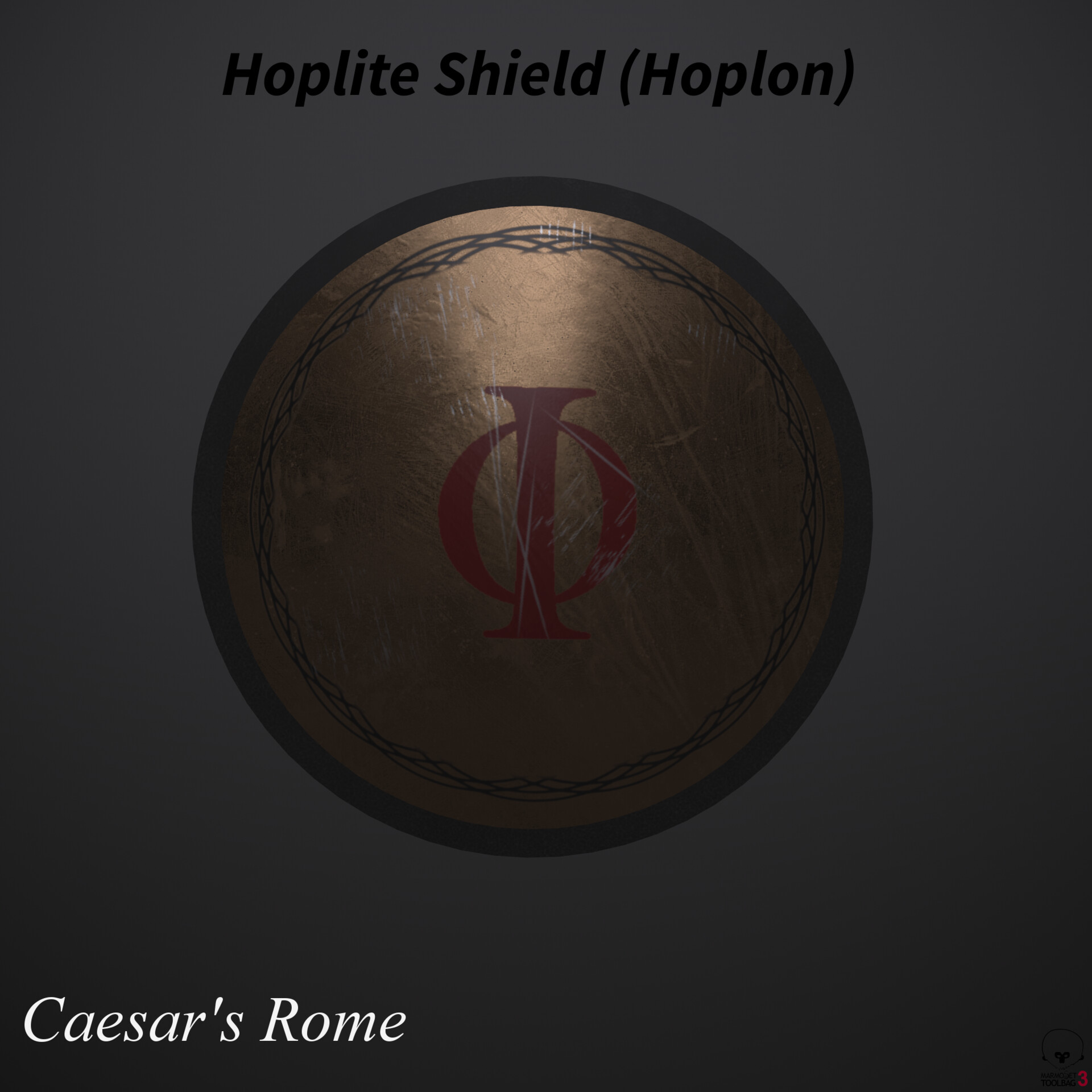 ArtStation - Hoplite Shield (Hoplon)