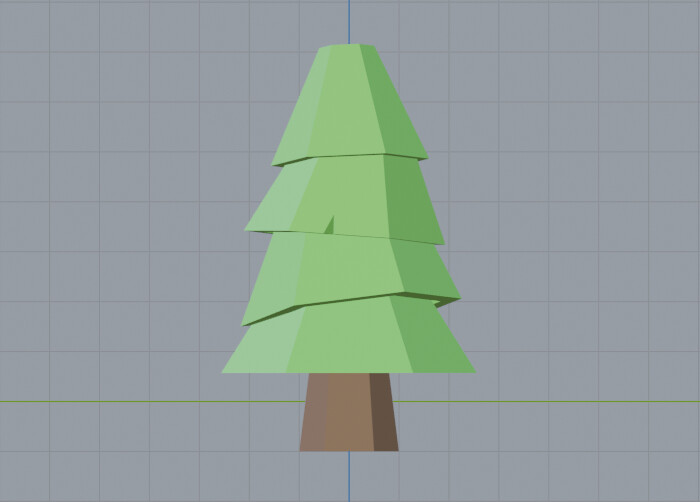 ArtStation - Low Poly Tree Model