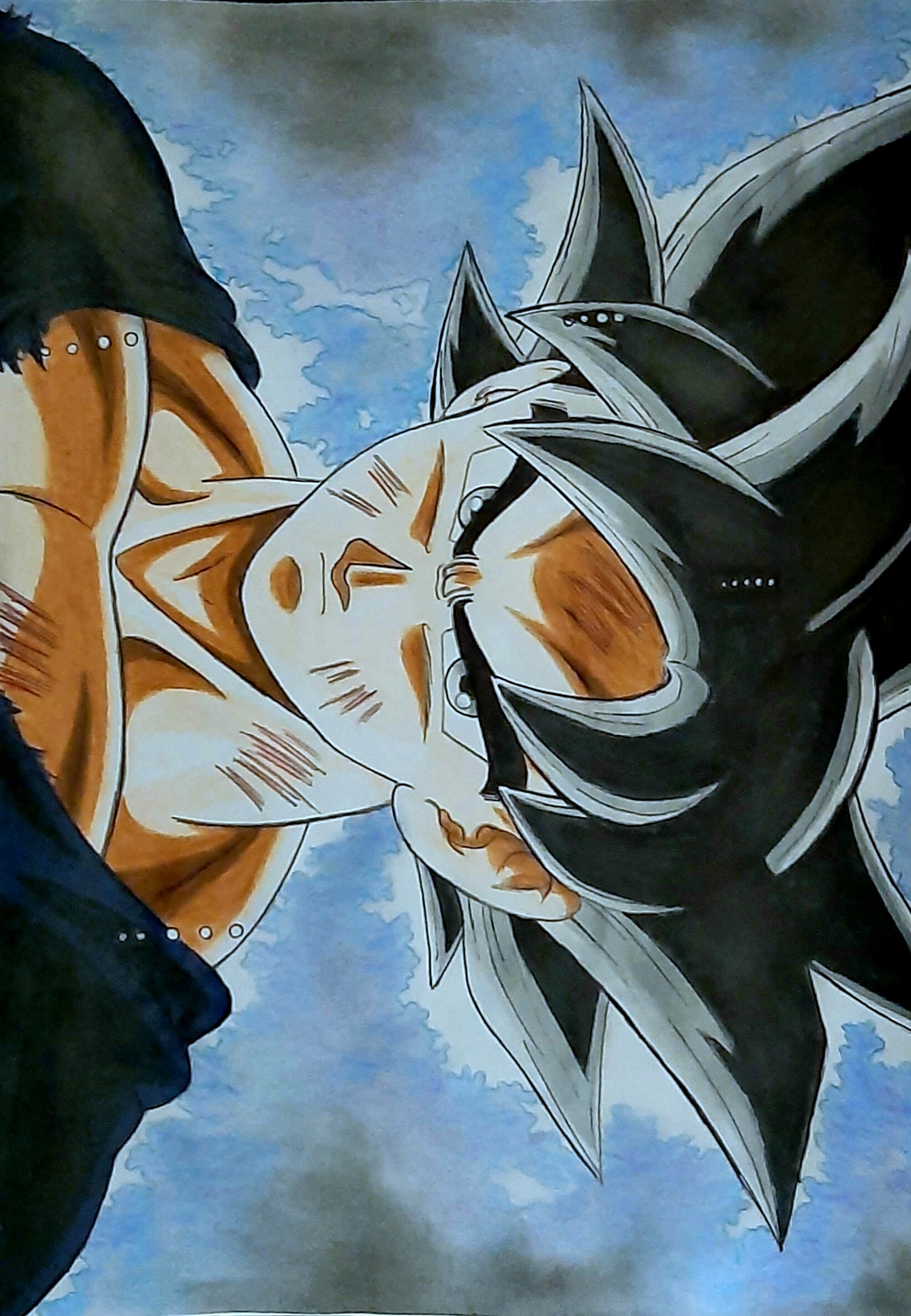 Como desenhar o Goku Instinto Superior?