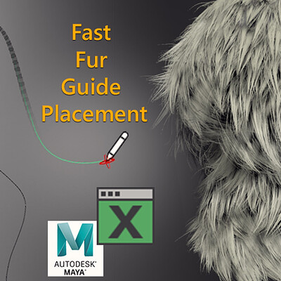 Fast Fur Guide Placement - Maya /Xgen