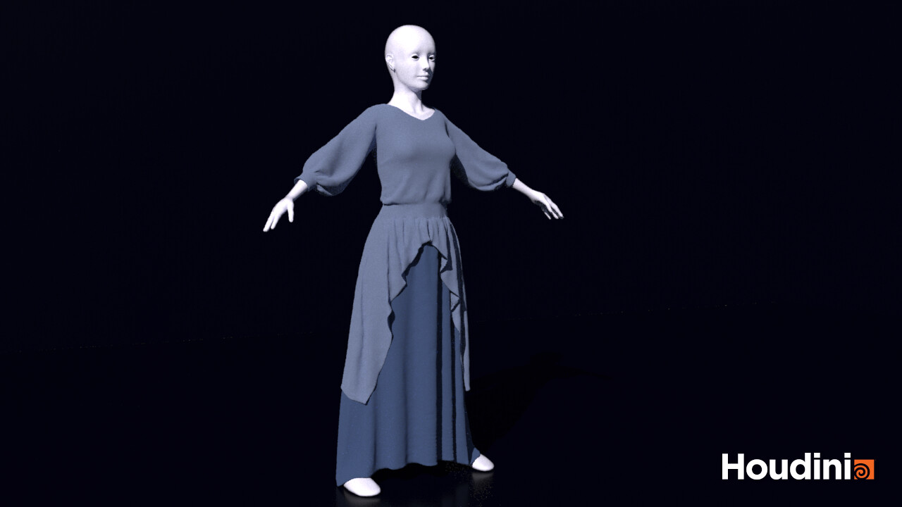 ArtStation CFX Vellum Test