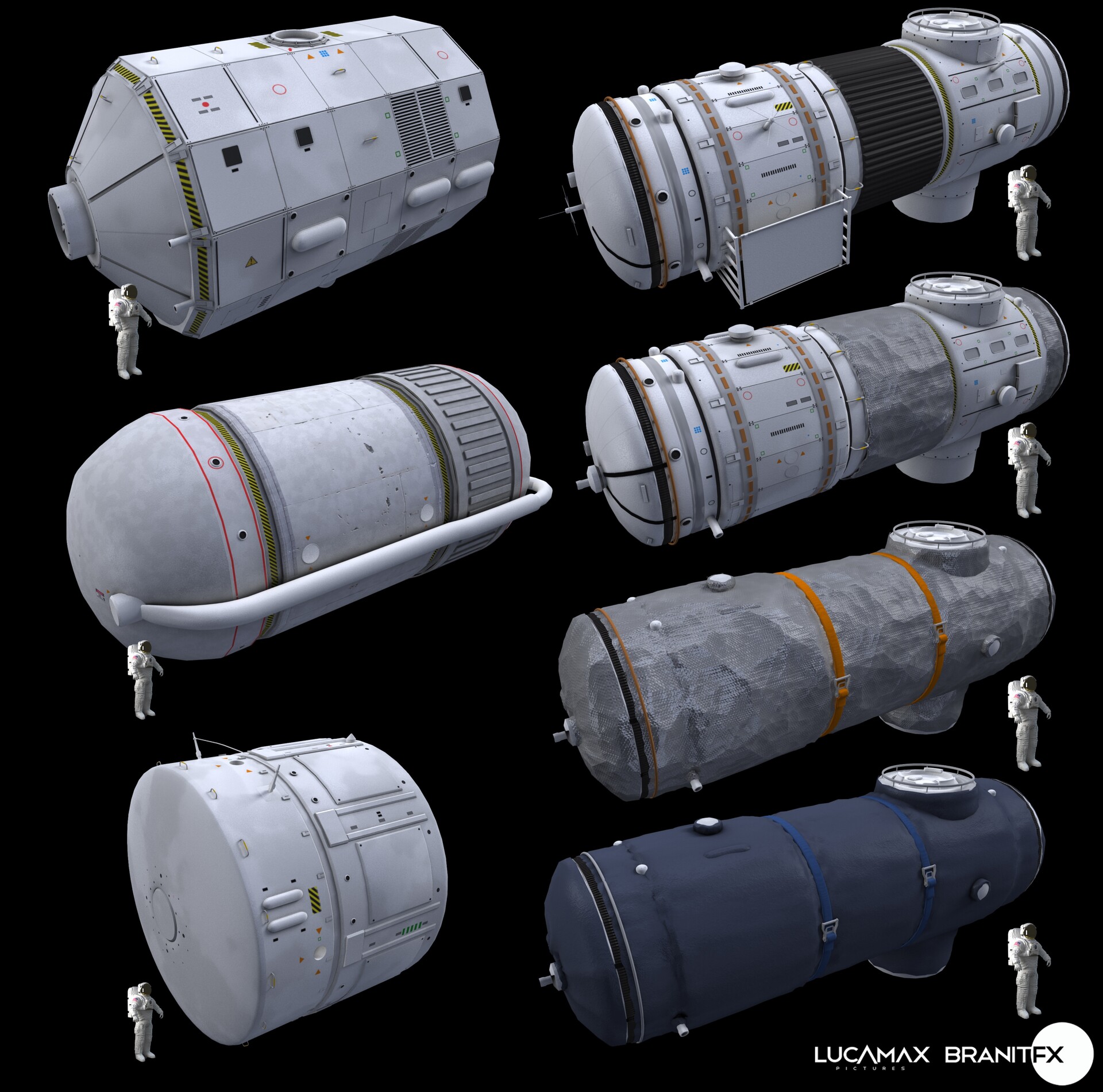 ArtStation - Spaceship Modules