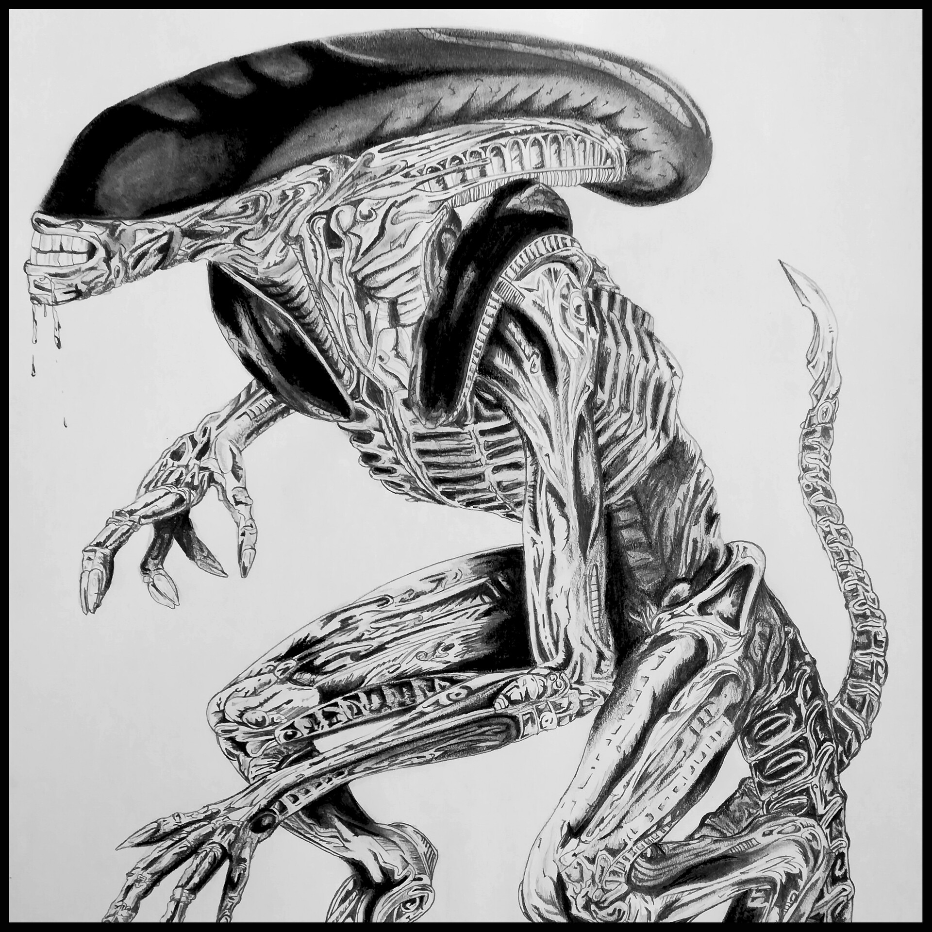 alien movie drawings