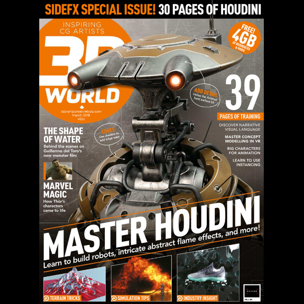 ArtStation - Featured On 3D World Magazine