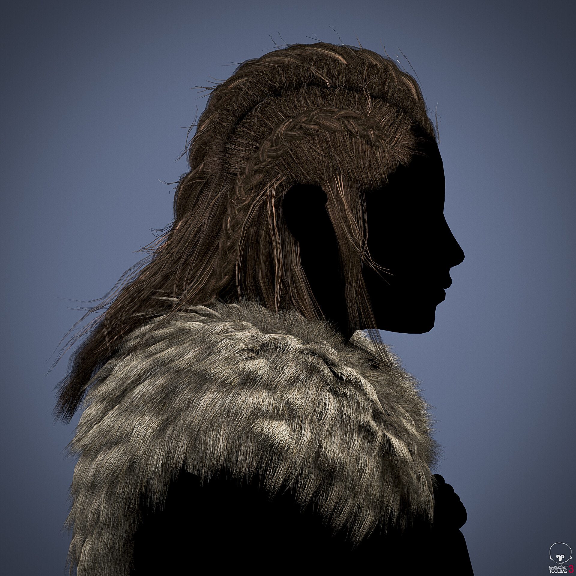 ArtStation - Female Braided Hair viking style