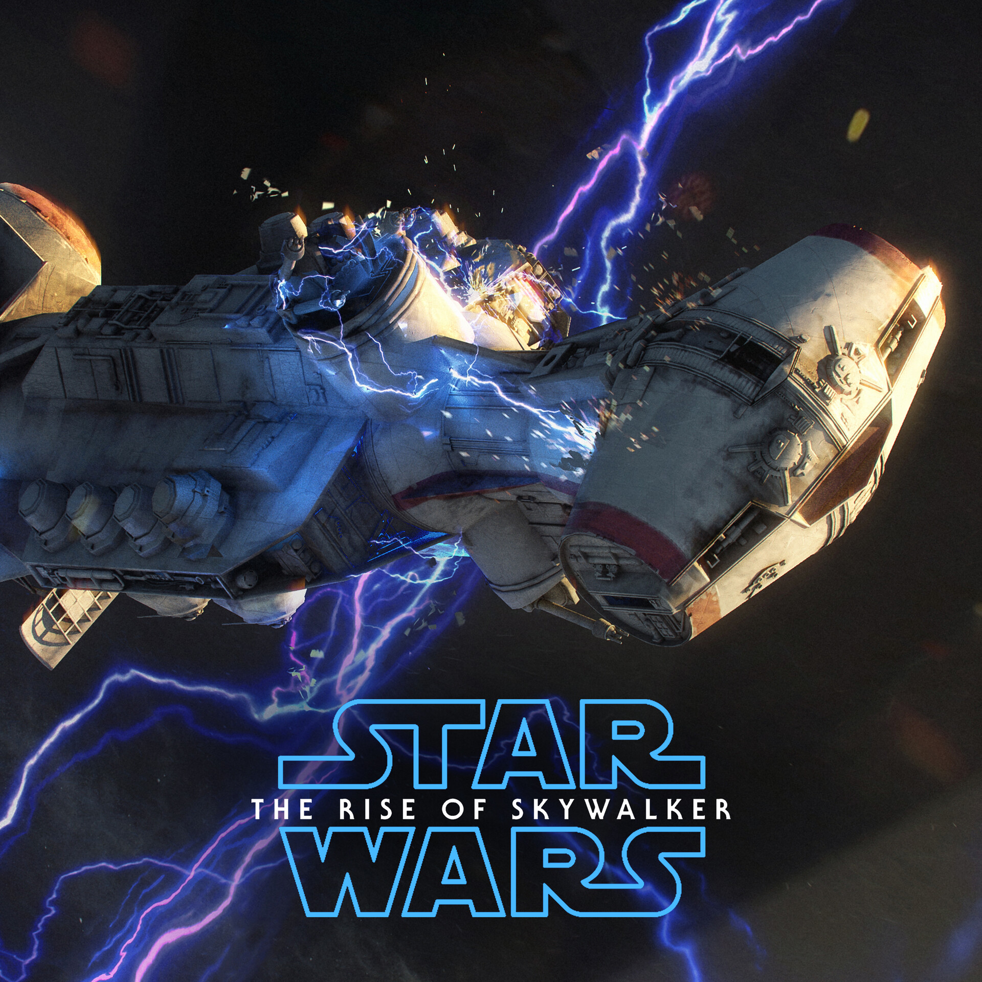 ArtStation STAR WARS Episode IX VFX Tantive IV Falling