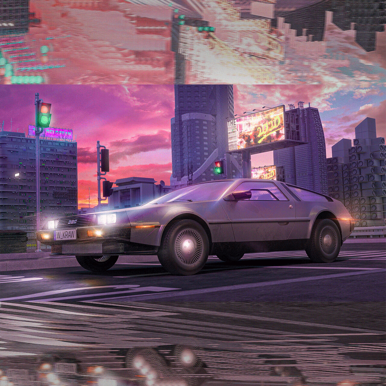 ArtStation - My Delorean