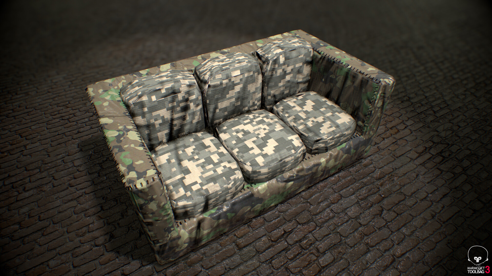 ArtStation Sofa Military