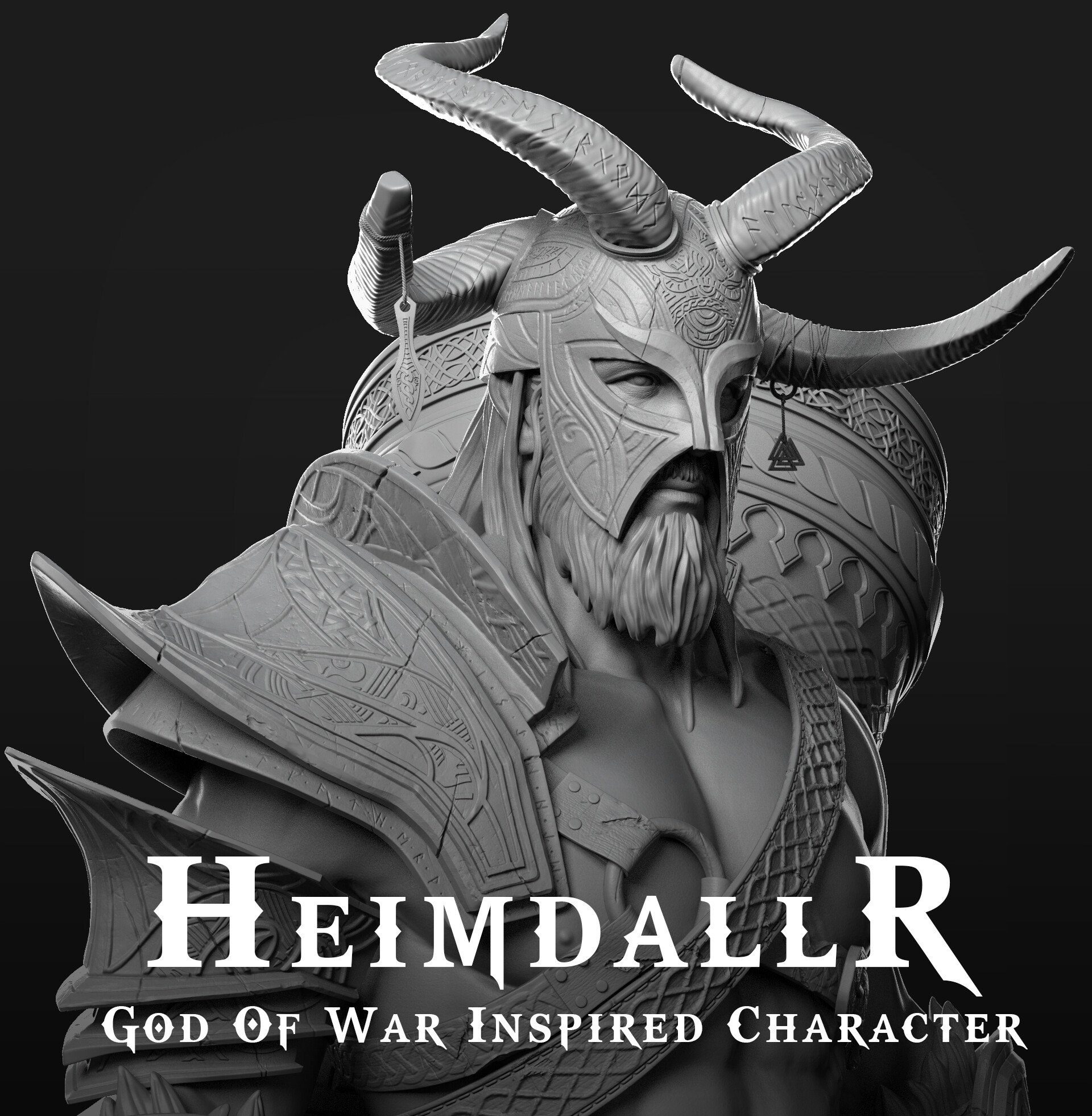 The Art of God of War on X: Heimdall (Concept Art) God of War