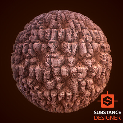 Substance Designer | Stylized Rock Wall
