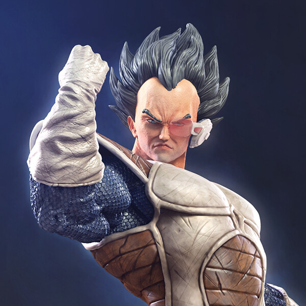 king vegeta statue