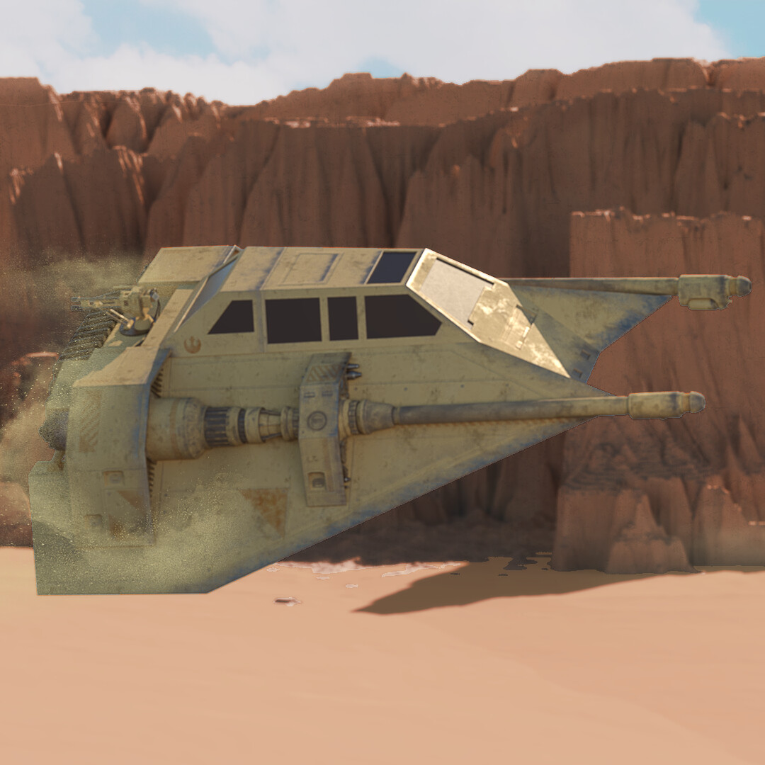 ArtStation - Star Wars: Sand Speeder Concept