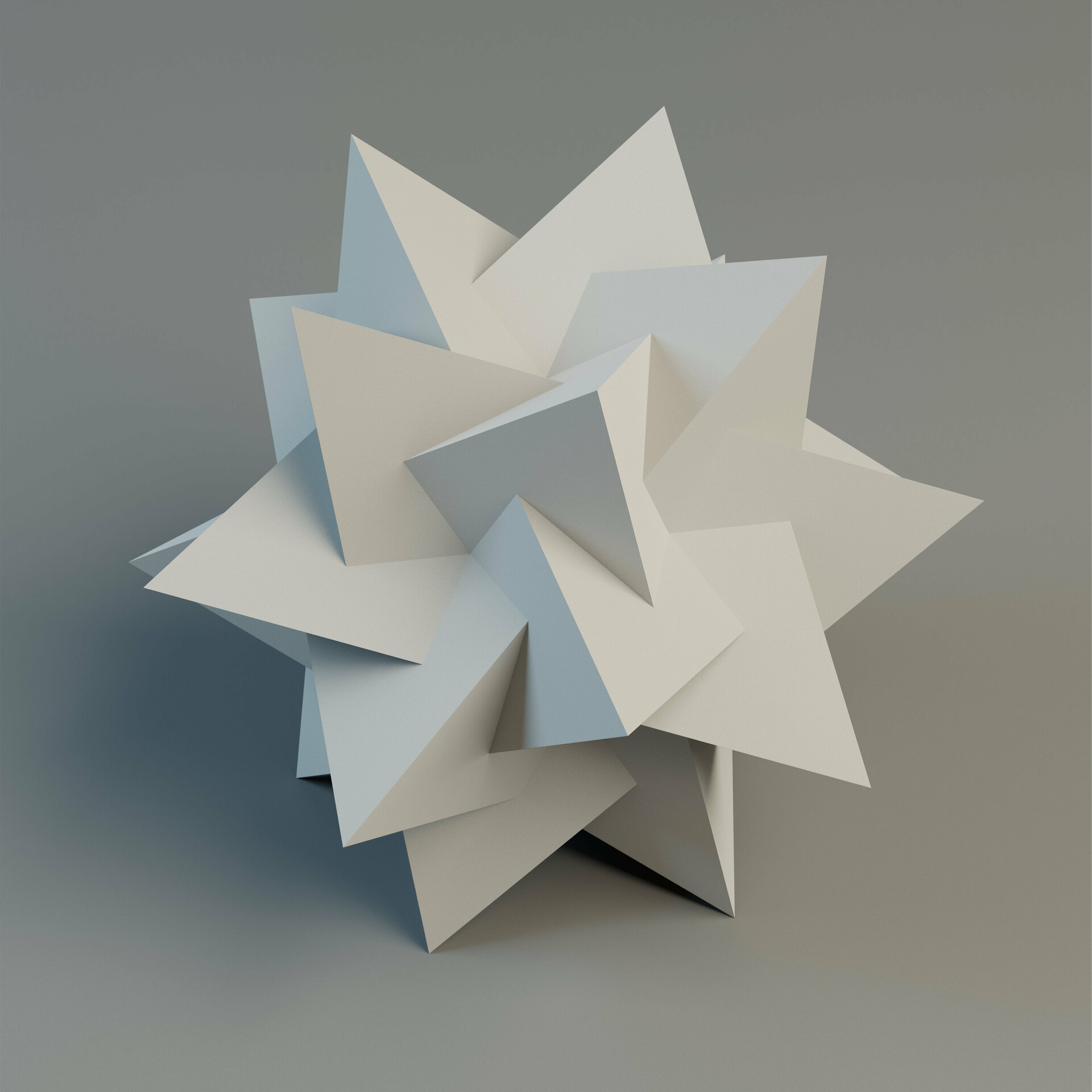 ArtStation - 59 Stellations of the icosahedron