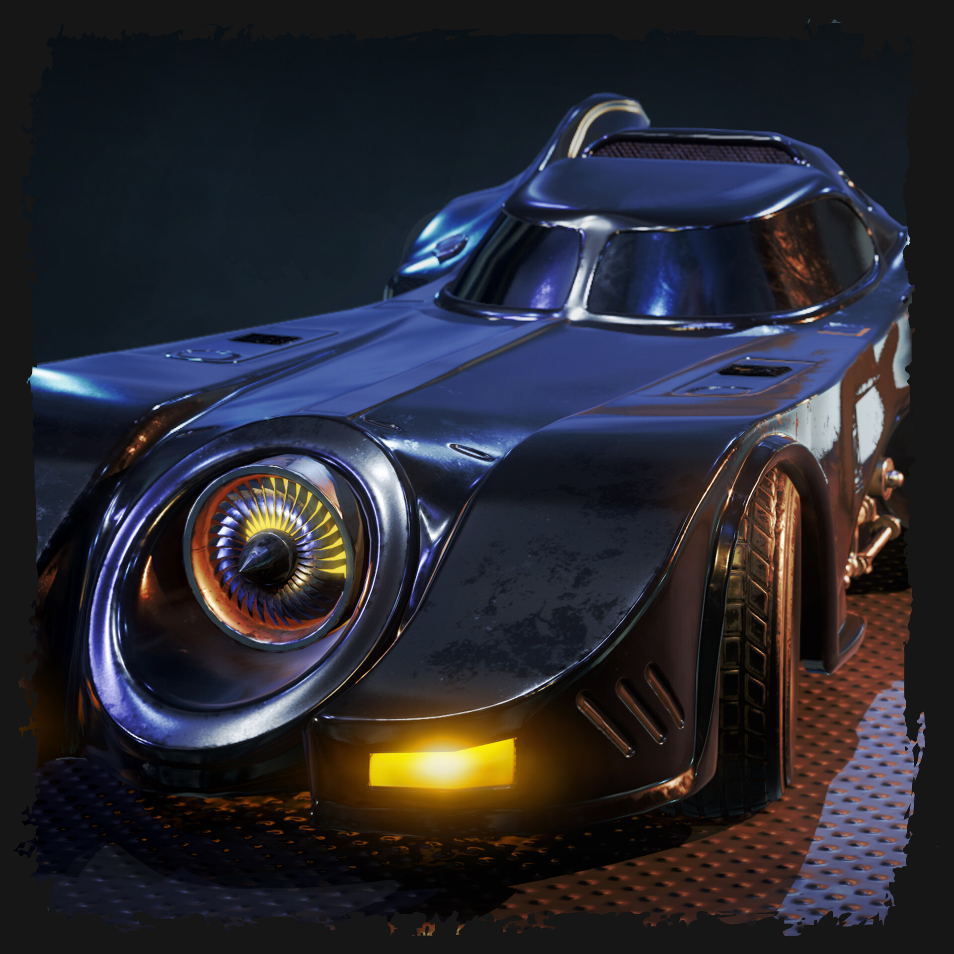 ArtStation - Batmobile 1989