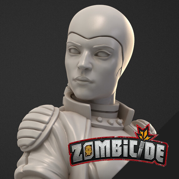 Zombicide Invader - Lieutenant Emma Vogel (Kickstarter Exclusive)