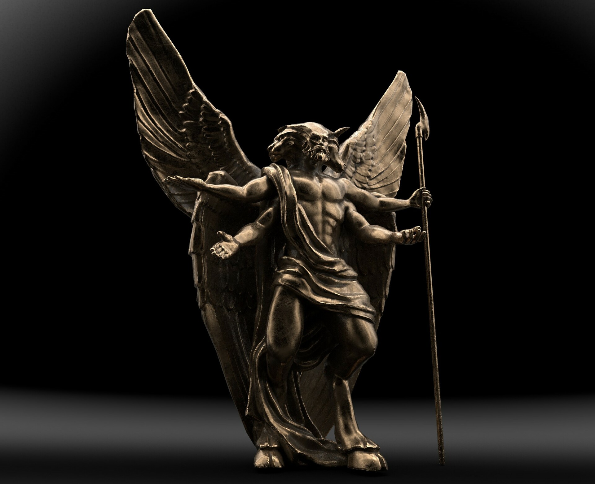 ArtStation Cherubim Statue , Max Schellenberg